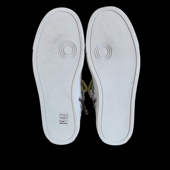 ZADIG & VOLTAIRE Sz 38 US 7 Jormi Mid Flash Graffiti Leather sneakers Orig $450 - Picture 5 of 5